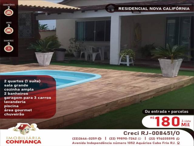#31 - Casa para Venda em Cabo Frio - RJ