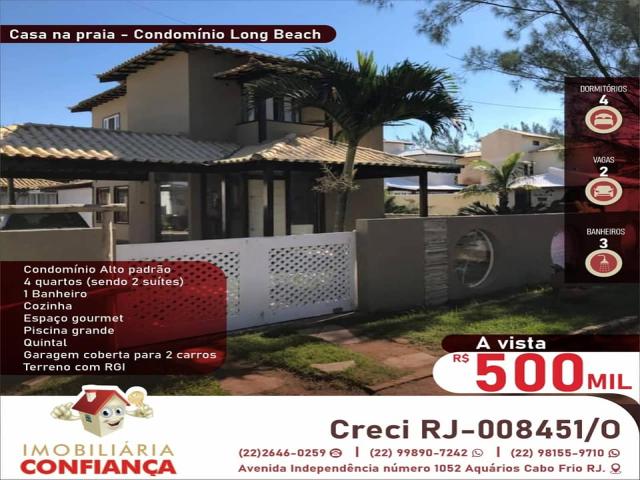 #62 - Casa para Venda em Cabo Frio - RJ