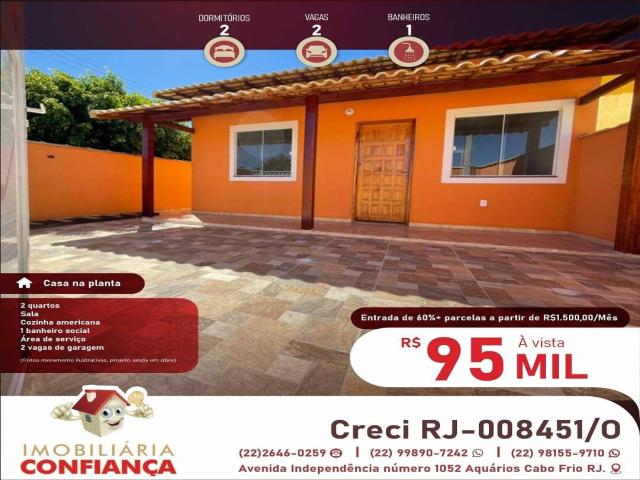 #77 - Casa para Venda em Cabo Frio - RJ