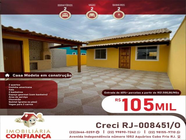 #84 - Casa para Venda em Cabo Frio - RJ
