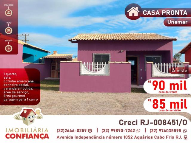 #203 - Casa para Venda em Cabo Frio - RJ