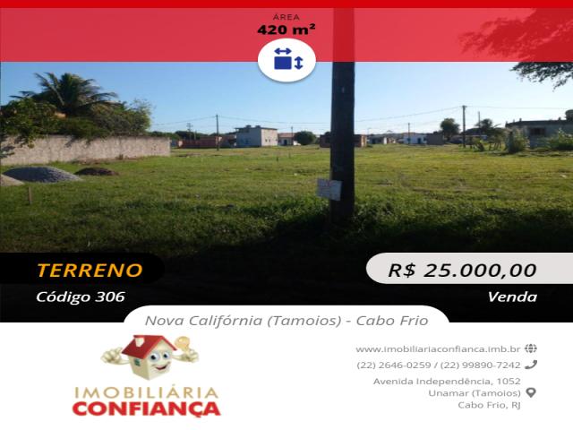 #306 - Área para Venda em Cabo Frio - RJ - 1