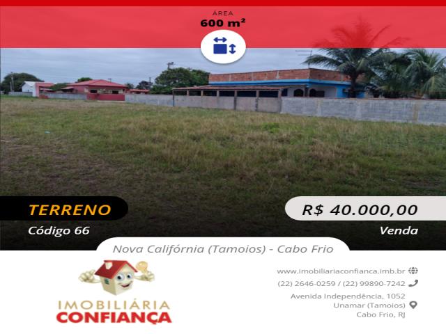 #66 - Área para Venda em Cabo Frio - RJ