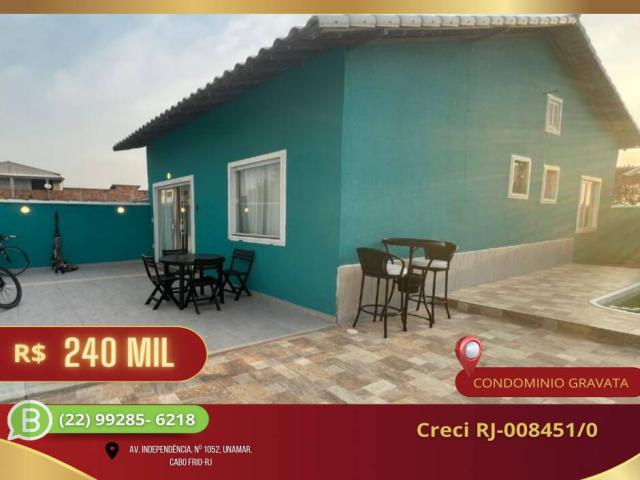 #620 - Casa para Venda em Cabo Frio - RJ