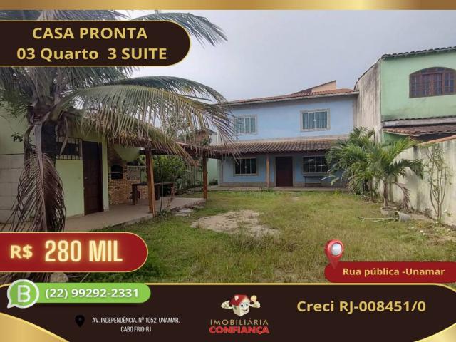 #635 - Casa para Venda em Cabo Frio - RJ